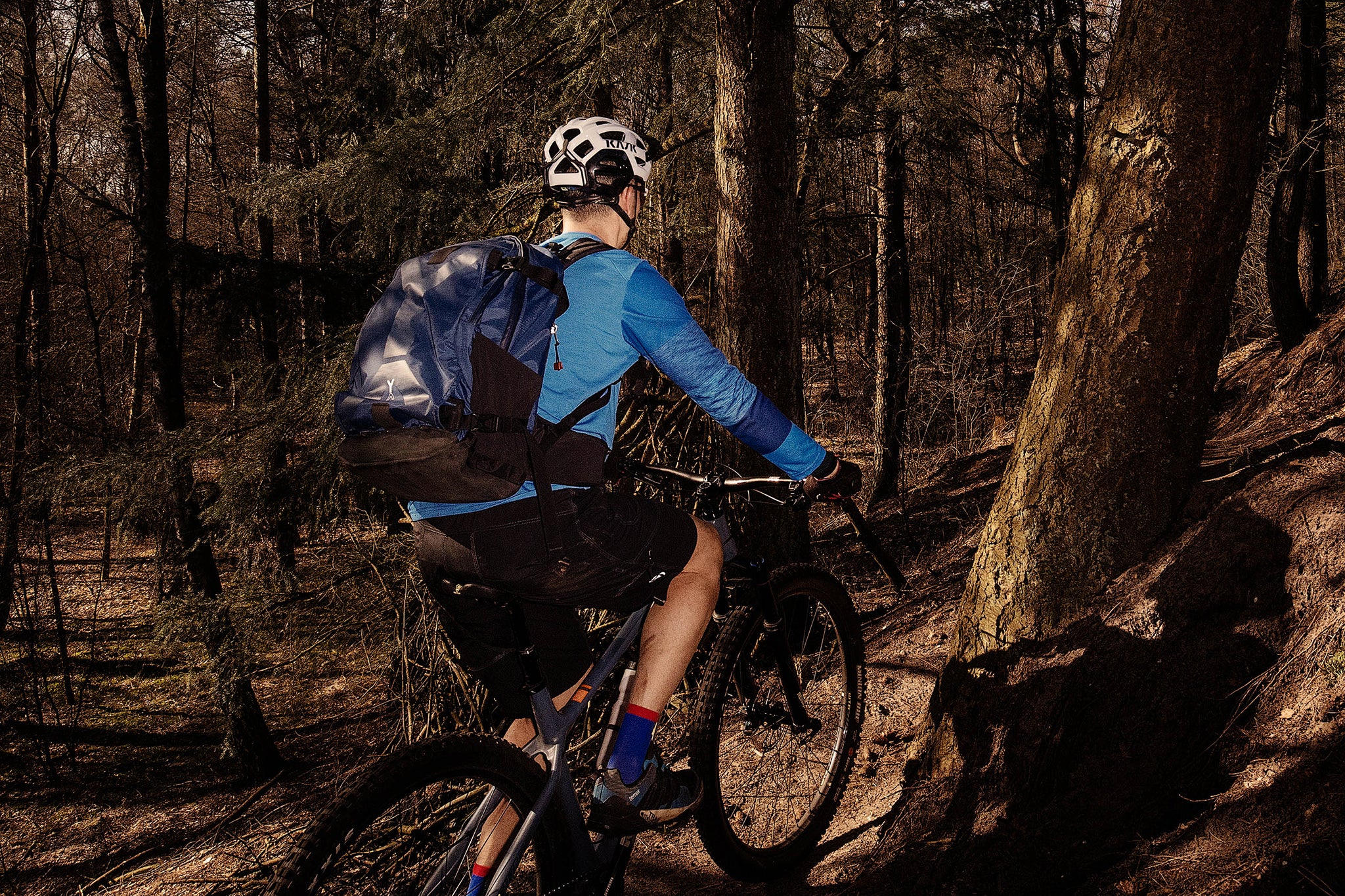 Mountain biking with the Fjord 36
