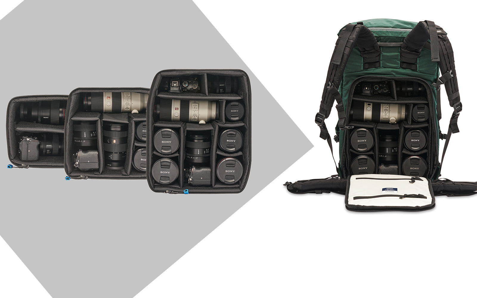 Fjord 60-C Photography backpack with RCI units NYA-EVO